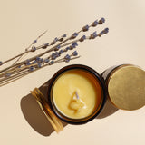 Lavender + Eucalyptus Beeswax Candle