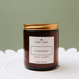 Unscented Beeswax Candle