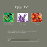 Happy Place Beeswax Candle