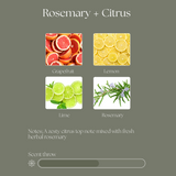 Rosemary + Citrus Beeswax Candle