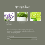 Spring Clean Beeswax Candle