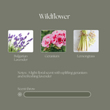 Wildflower Beeswax Candle