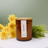 Happy Place Beeswax Candle