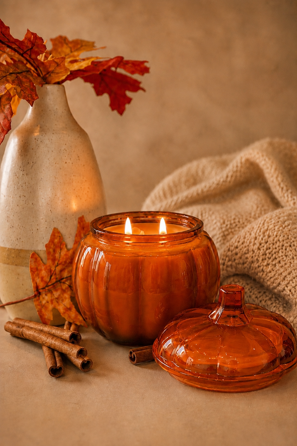 Limited Edition 20oz Pumpkin Beeswax Candle - PREORDER