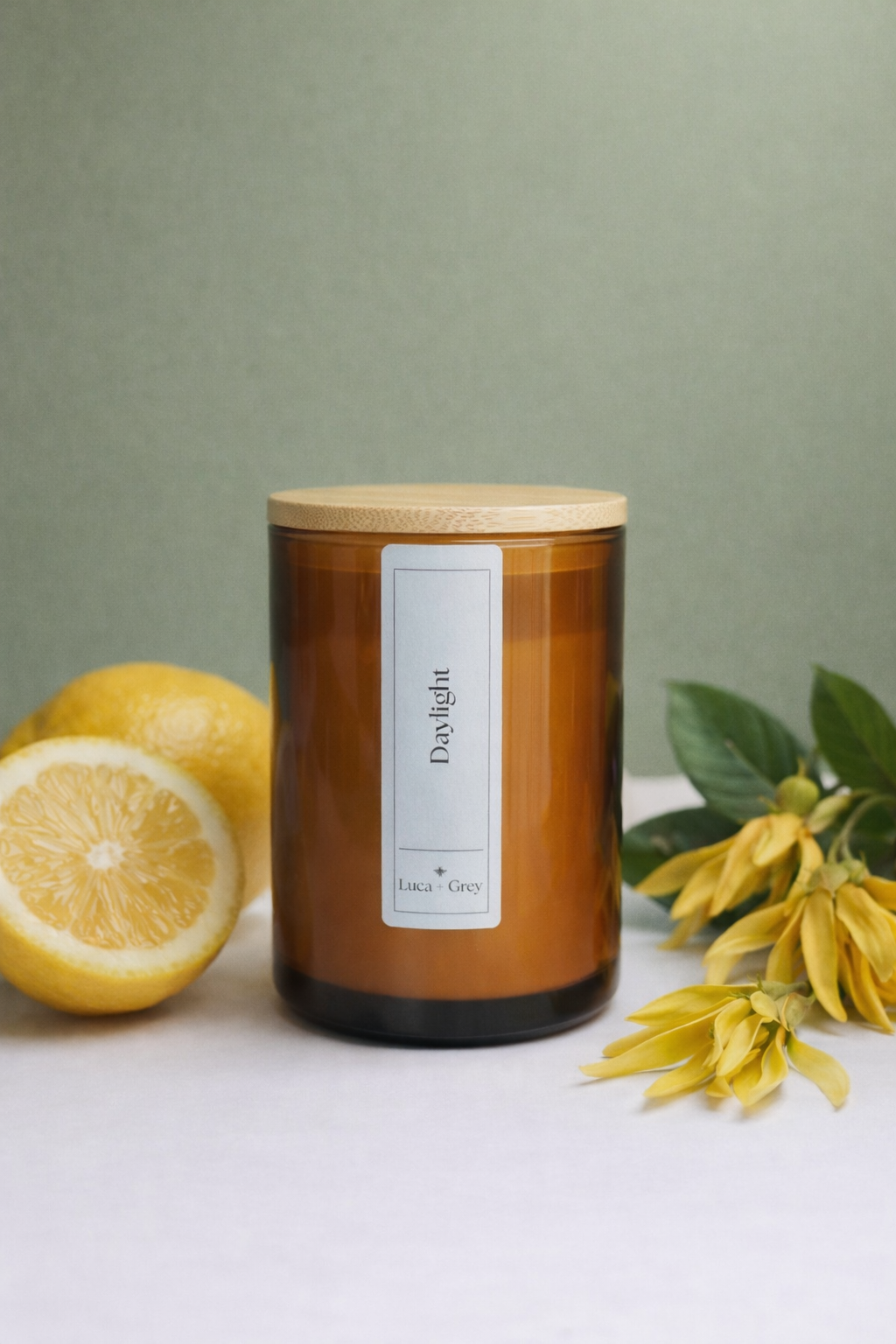 Daylight Beeswax Candle