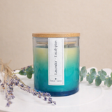 Lavender + Eucalyptus Beeswax Candle