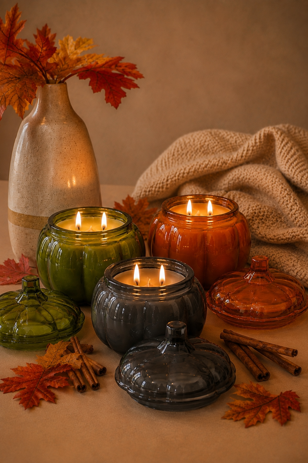 Limited Edition 20oz Pumpkin Beeswax Candle - PREORDER