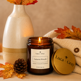 Autumn Woods Beeswax Candle