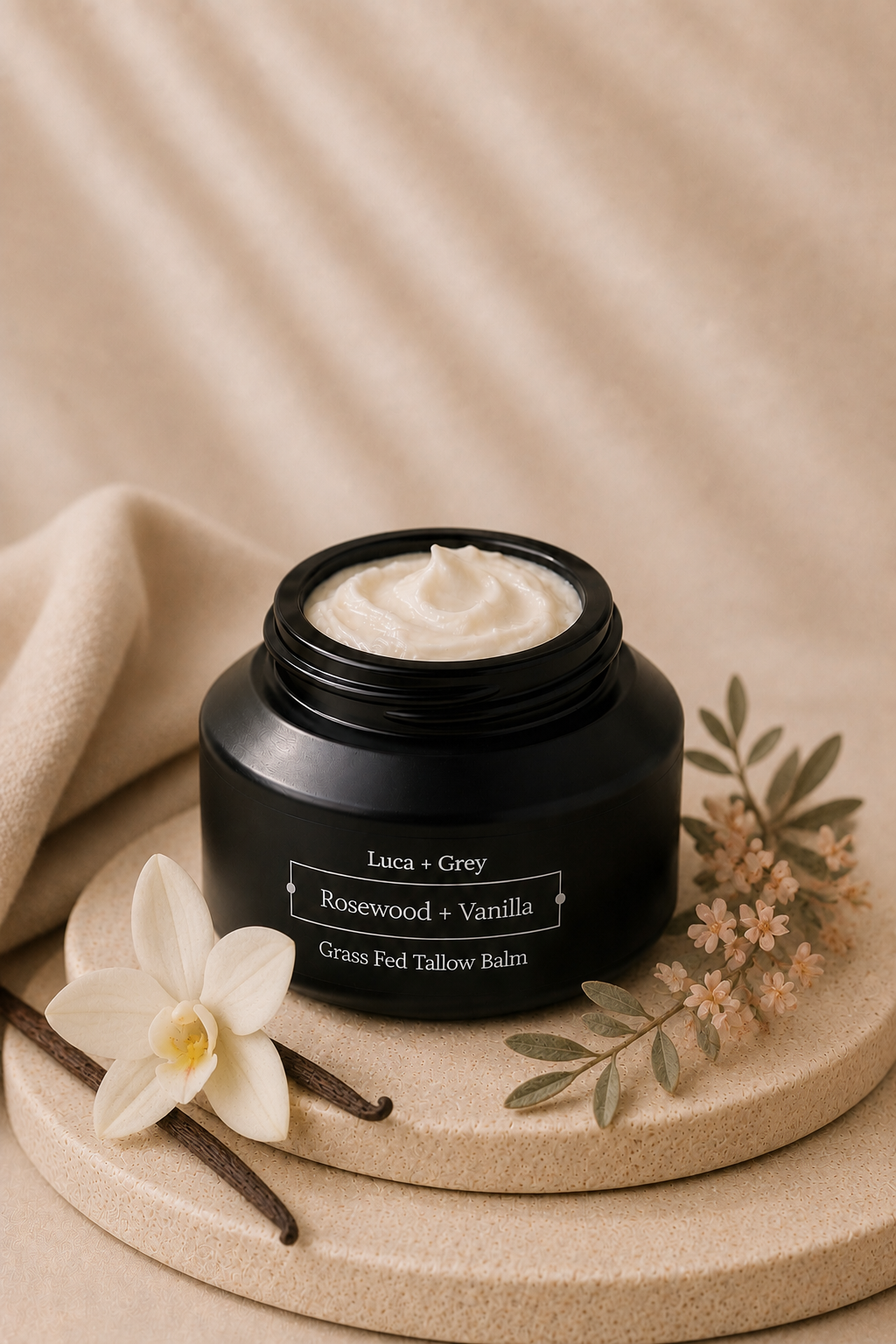 Rosewood + Vanilla Tallow Balm