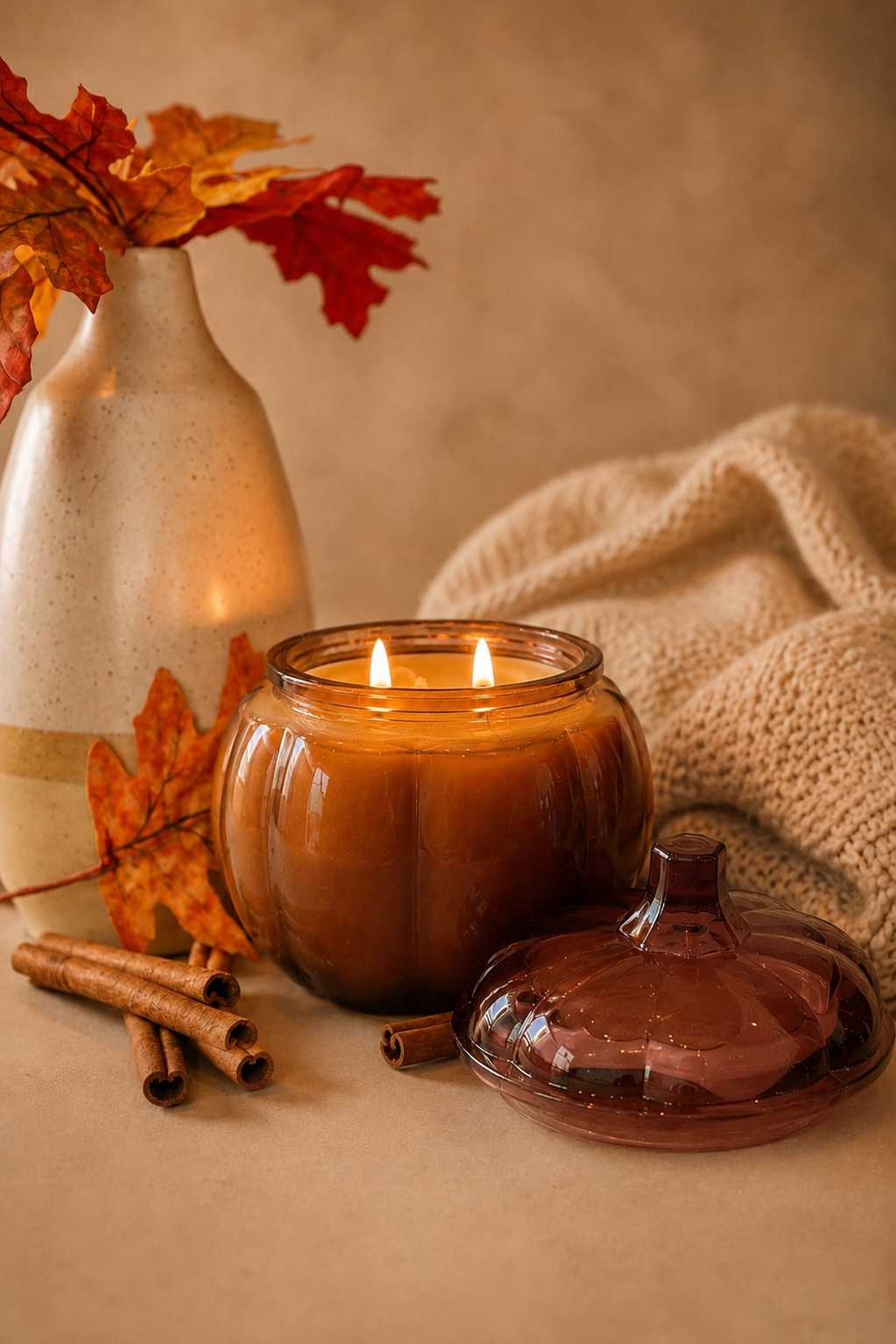 Pumpkin Chai Beeswax Candle