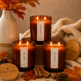 Fall Trio Beeswax Candle Bundle