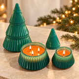 PREORDER - Pine Tree Tiered Candle