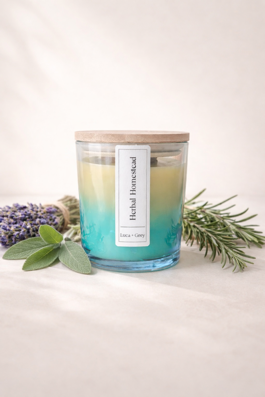 Herbal Homestead Beeswax Candle