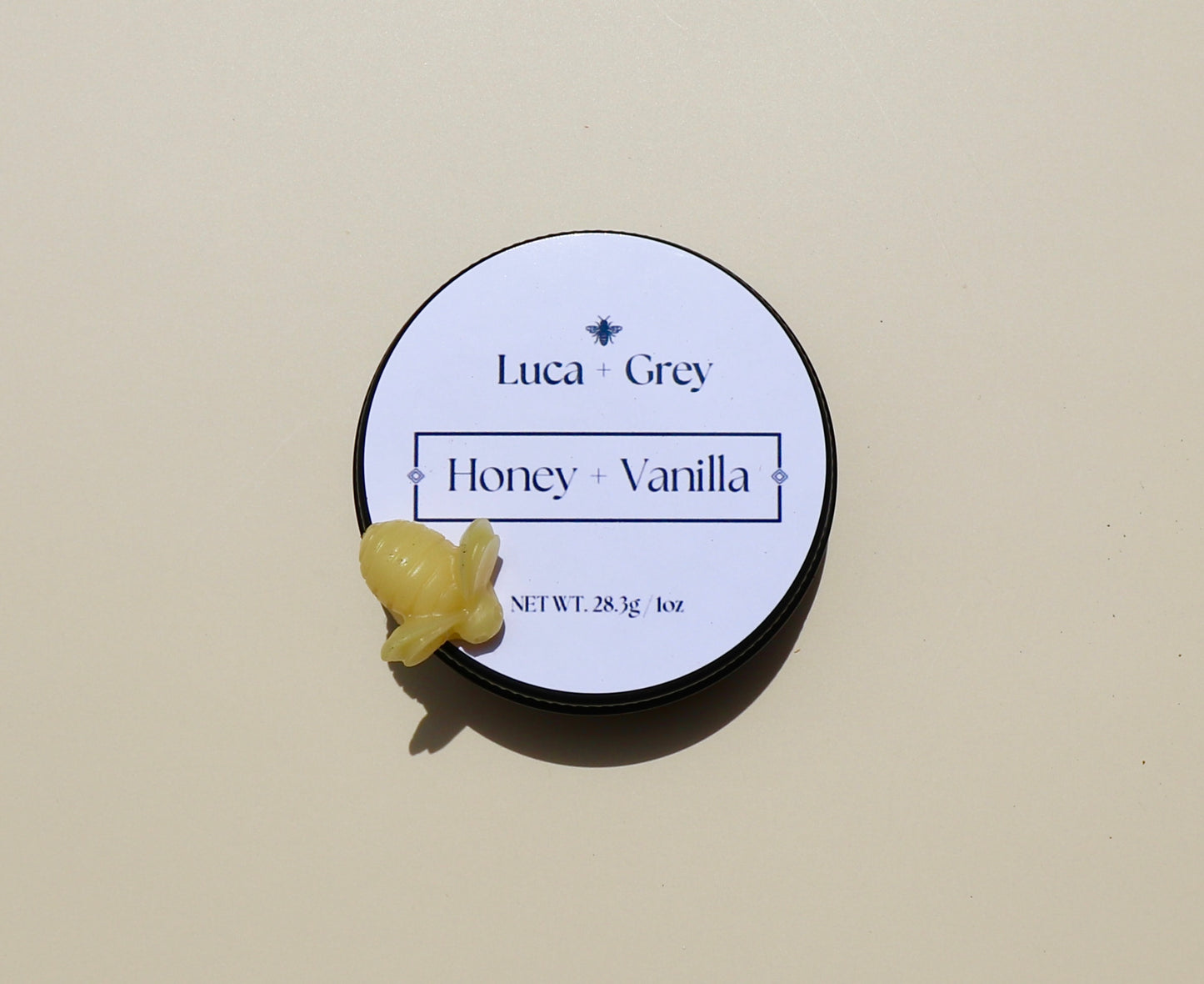 Honey + Vanilla Beeswax Candle