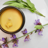 Sage + Blossom Beeswax Candle