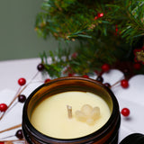 Christmas Cookie Beeswax Candle