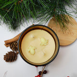 Cranberry Fir Beeswax Candle