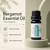 Luca + Grey PDP essential oil image: Bergamot Essential Oil - informational static (2026-05-22)