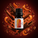 Luca + Grey styled essential oil hero: Cinnamon + Spice Essential Oil Blend (2026-05-01)