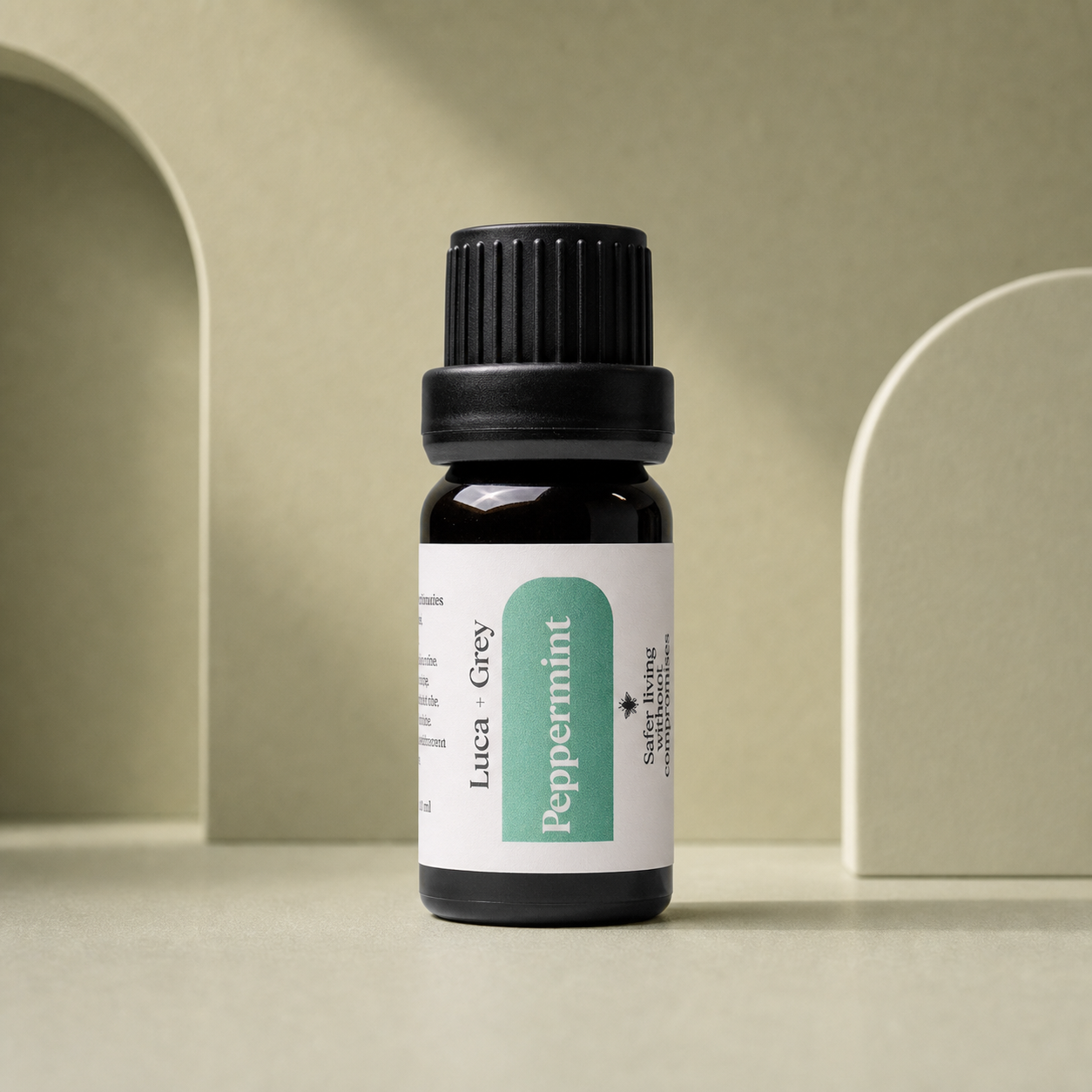 Luca + Grey PDP essential oil image: Peppermint Essential Oil - main product (2026-05-22)