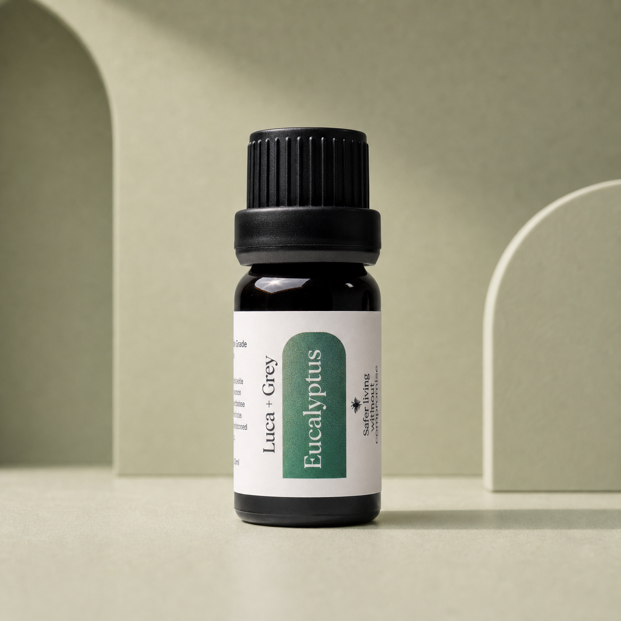 Luca + Grey PDP essential oil image: Eucalyptus Essential Oil - main product (2026-05-22)