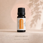 Grapefruit benefit graphic - Brighten + Energize - Aromatherapy Starter Pack