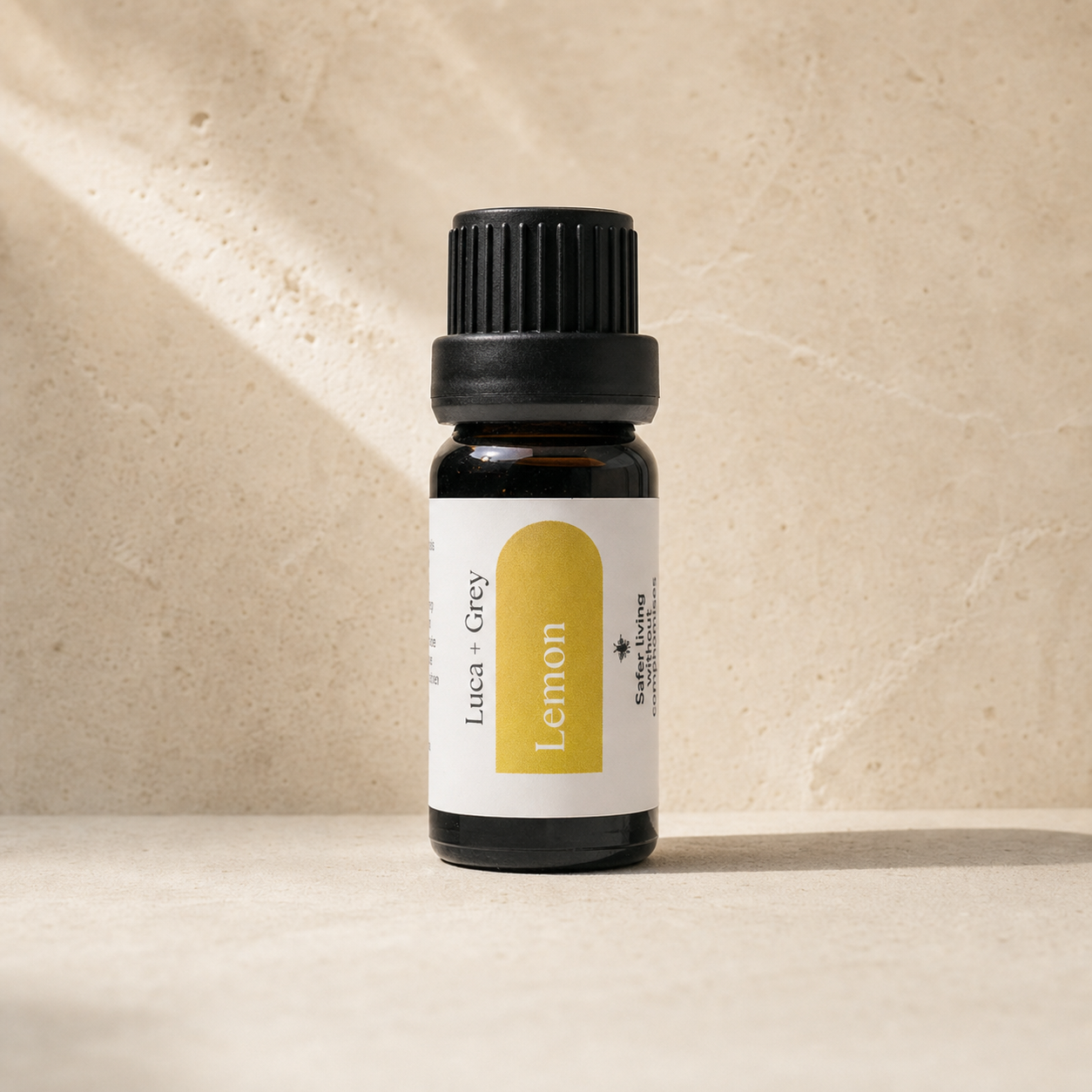 Clean product photo hero - Lemon Essential Oil - Luca + Grey