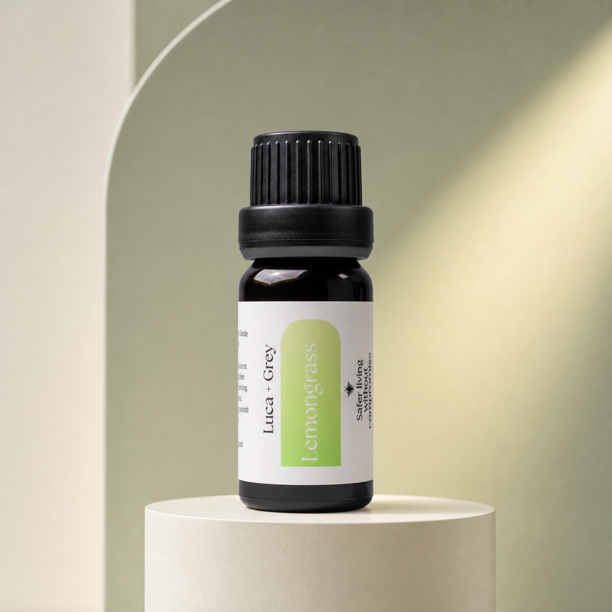Luca + Grey PDP essential oil image: Lemongrass Essential Oil - main product (2026-05-22)