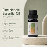 Luca + Grey PDP essential oil image: Pine Needle Essential Oil - informational static (2026-05-22)